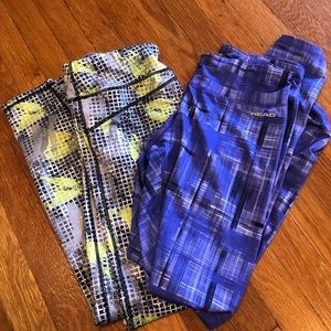 Set of 2 athletic/fitness leggings